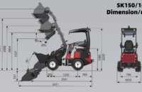 Stark SK150T mõõtmed